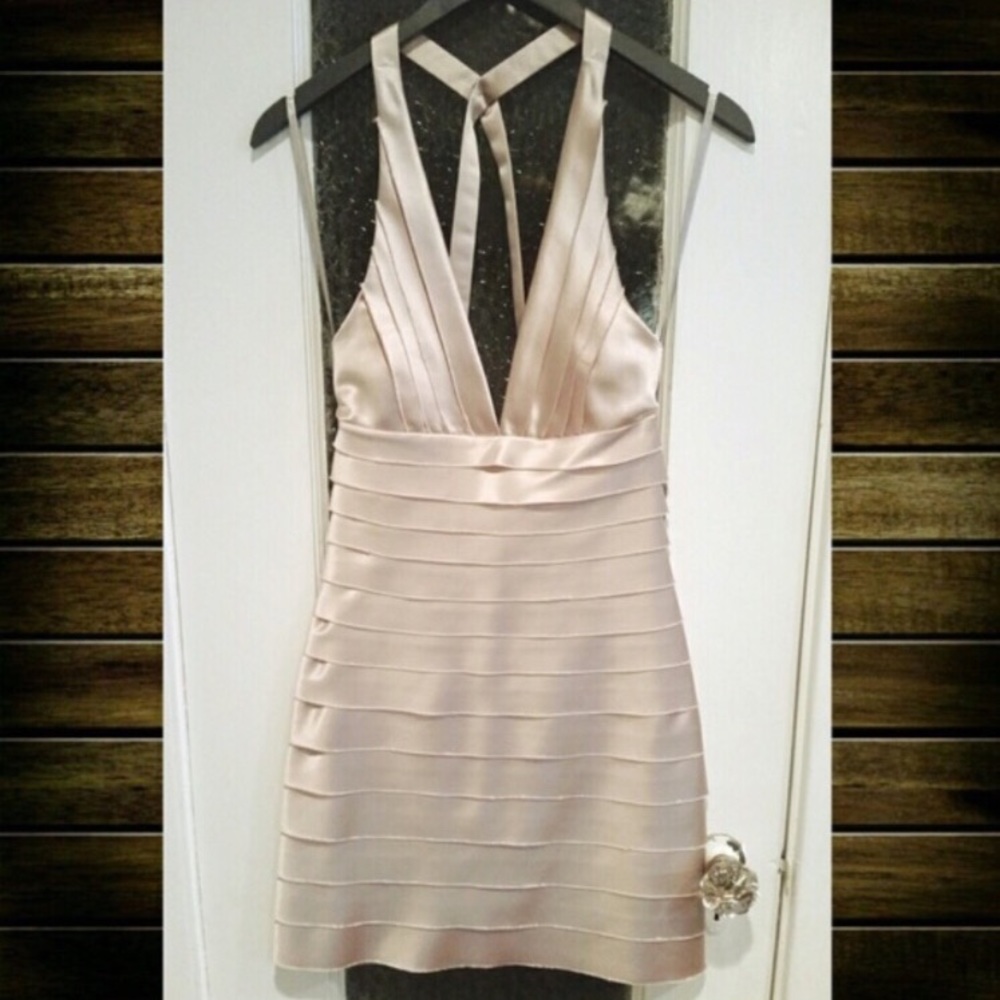 Silk halter dress